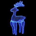 Vidaxl dcoration de no?l de renne avec maille 306 led 60x24x89 cm