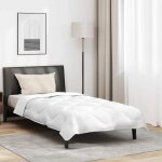 Vidaxl duvet avec oreiller autre 2 pcs blanc 155 x 200 cm microfibre