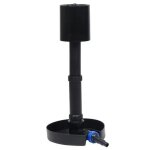 Vidaxl ecumoire de surface d'�tang sur pied