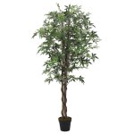 Vidaxl erable artificiel 504 feuilles 150 cm vert