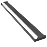Vidaxl etagère de douche de paroi de douche à l'italienne noir 118 cm Vidaxl etagère de douche de paroi de douche à l'italienne noir 118 cm