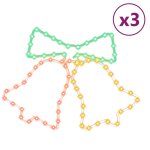 Vidaxl figurines de cloches de no�l avec 72 led 3 pcs 50x56 cm