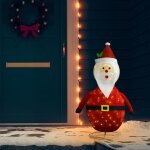 Vidaxl figurine de père noël à led tissu 120 cm Vidaxl figurine de père noël à led tissu 120 cm