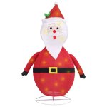 Vidaxl figurine de père noël à led tissu 90 cm Vidaxl figurine de père noël à led tissu 90 cm