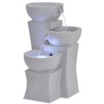 Vidaxl fontaine d'int�rieur avec lampe led polyr�sine