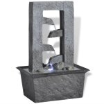 Vidaxl fontaine d'intérieur avec lumière led poly - résine Vidaxl fontaine d'intérieur avec lumière led poly - résine