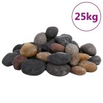 Vidaxl galets polis 25 kg multicolores 5 - 8 cm Vidaxl galets polis 25 kg multicolores 5 - 8 cm