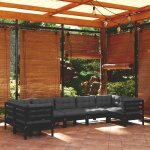 Vidaxl guirlandes de fleurs artificielles 6 pcs rouge ros 250 cm