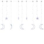 Vidaxl guirlande lumineuse etoile et lune avec tlcommande 345 led