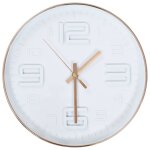 Vidaxl horloge murale avec aspect de cuivre 30, 5 cm