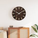 Vidaxl horloge murale et échelles et aiguilles lumineuses marron Ø30cm Vidaxl horloge murale et échelles et aiguilles lumineuses marron Ø30cm