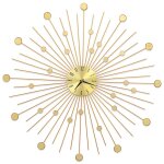 Vidaxl horloge murale m�tal 70 cm dor�