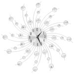 Vidaxl horloge murale avec mouvement  quartz design moderne 50 cm