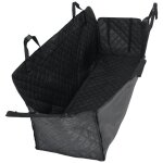 Vidaxl housse de sige de voiture pour chien noir 137x46x50 cm