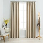 Vidaxl jeu de tapis de salle de bain 3 pcs tissu beige