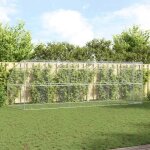 Vidaxl kennel pour chiens avec stockage 3 pcs argent 6 x 2 x 2 m acier