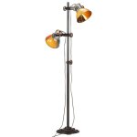 Vidaxl lampadaire avec 2 abat - jour multicolore e27