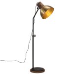 Vidaxl lampadaire 25 w laiton antique 30x30x100 - 150 cm e27