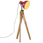Vidaxl lampadaire 25 w rouge dlav 45x45x120 cm e27