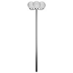 Vidaxl lampadaire de jardin 3 lampes 220 cm