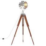 Vidaxl lampadaire a tr�pied bois de manguier massif 165 cm