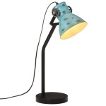 Vidaxl lampe de bureau 25 w bleu délavé 17x17x60 cm e27 Vidaxl lampe de bureau 25 w bleu délavé 17x17x60 cm e27