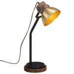 Vidaxl lampe de bureau 25 w laiton antique 18x18x60 cm e27