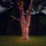 Vidaxl lampes solaires 2 pcs 2x200 led multicolore intérieur extérieur Vidaxl lampes solaires 2 pcs 2x200 led multicolore intérieur extérieur