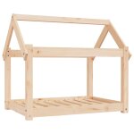 Vidaxl lit pour chien 81x60x70 cm bois de pin solide