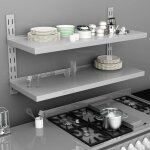 Vidaxl lit pour chien ergonomique mousse bleu fonc 60x42cm similicuir