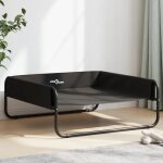 Vidaxl lit surlev pour chien anthracite tissu oxford et acier
