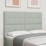 Vidaxl luminaire de t�te led gris clair 72 cm velours