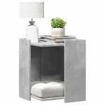 Vidaxl meuble de bac a litière pour chat gris béton bois d'ingénierie Vidaxl meuble de bac a litière pour chat gris béton bois d'ingénierie