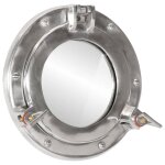 Vidaxl miroir en forme de hublot mural �23 cm aluminium et verre