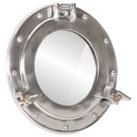 Vidaxl miroir en forme de hublot mural ø30 cm aluminium et verre Vidaxl miroir en forme de hublot mural ø30 cm aluminium et verre
