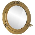 Vidaxl miroir en forme de hublot mural 50 cm aluminium et verre
