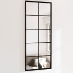 Vidaxl miroirs muraux 2 pcs noir 100x40 cm métal Vidaxl miroirs muraux 2 pcs noir 100x40 cm métal