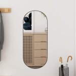 Vidaxl miroir mural 25x60 cm verre ovale Vidaxl miroir mural 25x60 cm verre ovale