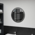 Vidaxl miroir mural 50 cm verre trempé Vidaxl miroir mural 50 cm verre trempé