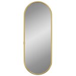 Vidaxl miroir mural dor� 40x15 cm ovale