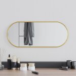 Vidaxl miroir mural dor� 60x25 cm ovale