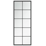 Vidaxl miroir mural noir 100x40 cm métal Vidaxl miroir mural noir 100x40 cm métal