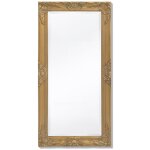 Vidaxl miroir mural style baroque 100 x 50 cm dor