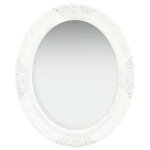 Vidaxl miroir mural style baroque 50x60 cm blanc Vidaxl miroir mural style baroque 50x60 cm blanc