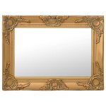 Vidaxl miroir mural style baroque 60x40 cm dor�