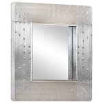 Vidaxl miroir de style aviation 50x50 cm métal Vidaxl miroir de style aviation 50x50 cm métal