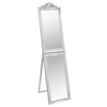 Vidaxl miroir sur pied argenté 45x180 cm Vidaxl miroir sur pied argenté 45x180 cm