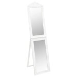 Vidaxl miroir sur pied blanc 45x180 cm
