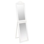 Vidaxl miroir sur pied blanc 50x200 cm Vidaxl miroir sur pied blanc 50x200 cm