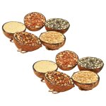 Vidaxl moitis de noix de coco de nourriture d'oiseaux 10 pcs 290 g